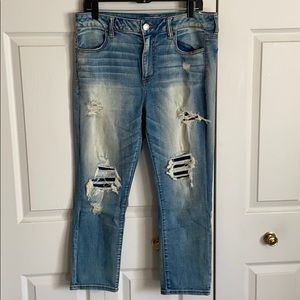 American Eagle Hi-Rise Jegging Crop Stretch Jeans